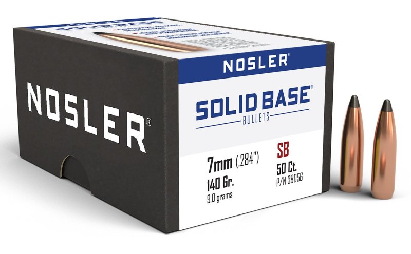 Nosler 38056 7mm 140gr Soft Point Reloading Bullets 50 Count