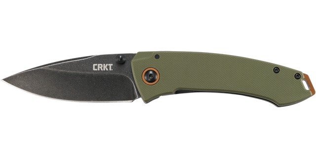CRKT 2520C Tuna 3.22" Fine Edge Black Blade Frame Lock Folding Knife