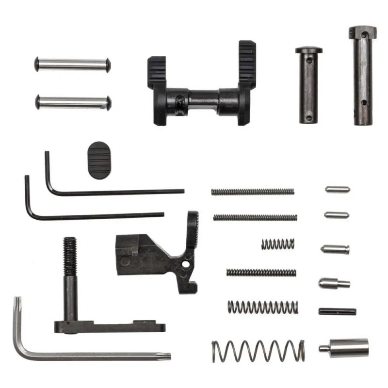 Armaspec ARM151-BLK AR-15 Lower Parts Kit Stainless .223/5.56 Black