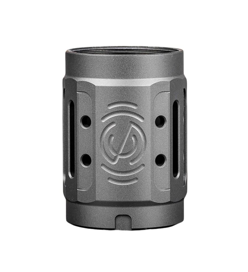 SilencerCo AC5447 Alpha MAAD Brake 2.0 Black Anodized Aluminum 2" OAL