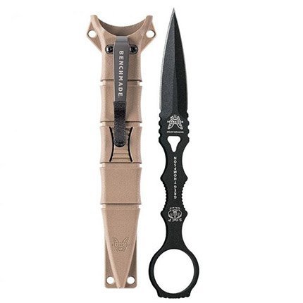 Benchmade 176BKSN SOCP Dagger Double Edge 3.22" Blade Sand Sheath