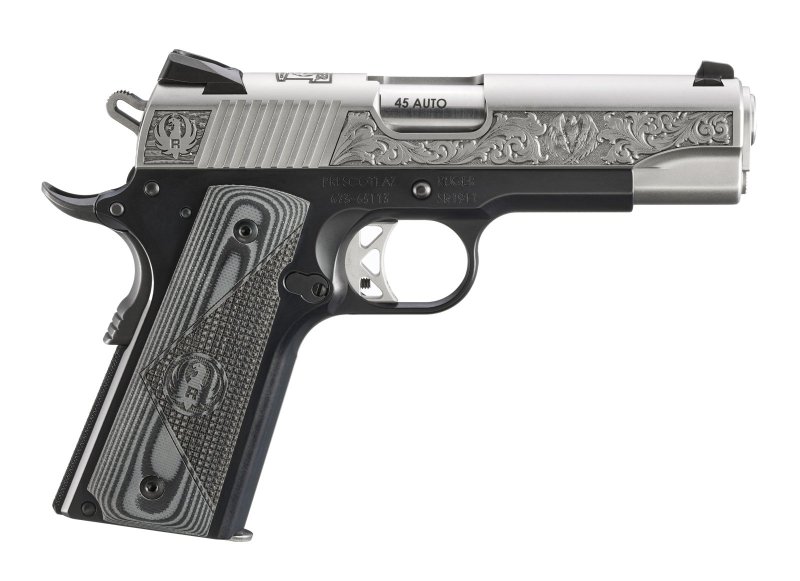 Ruger 16705 SR1911 Comm 45ACP SS Slide Black G10 Grips 7rd Mags