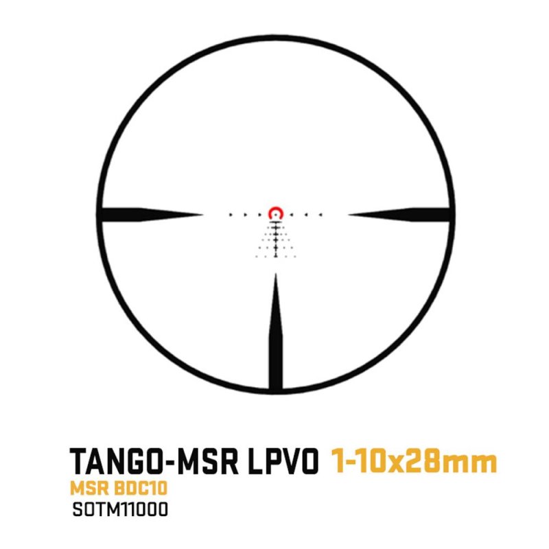 Sig SAUER Tango MSR Scope 1-10X28mm 34mm SFP Illum BDC10 Reticle SOTM11000