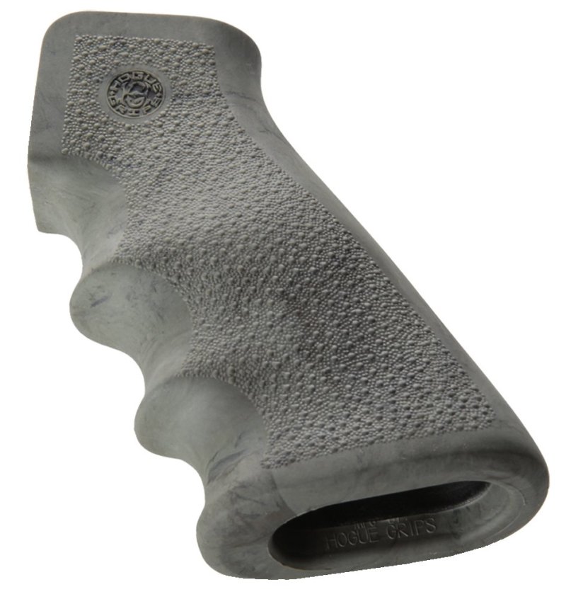 Hogue 15881 Overmolded Grip Ghillie Green Rubber FOR Finger Grooves Ar-15