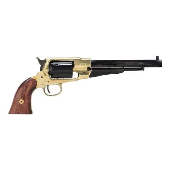 Traditions FR18581 1858 Army Break Open 44 Cal #11 Percussion 8" 6rd Brass Frame Blued Barrel & Cylinder Walnut Grip