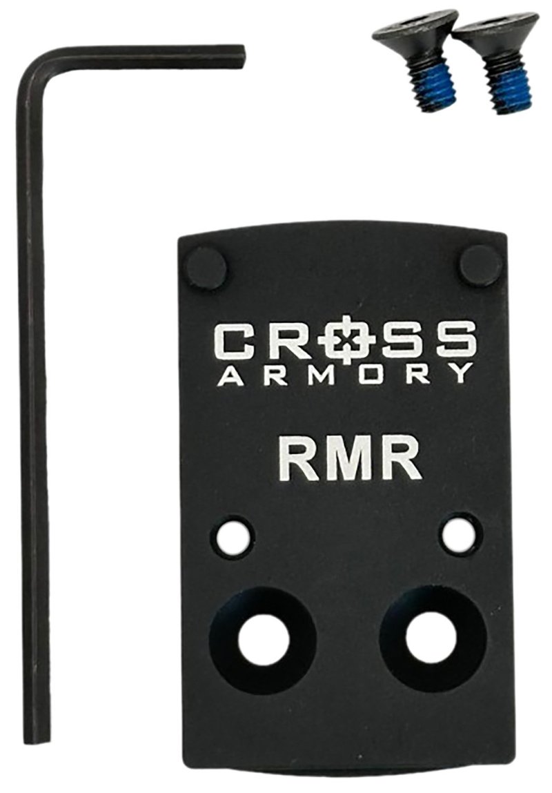 Cross Armory CRRMADAPTER Black Oxide Aluminum RMR Optic Adapter Plate