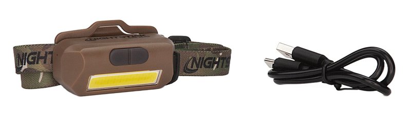 NightStick USB-4510F 250 Lumen Multi-Flood Headlamp FDE 35/60/250 LUMENS