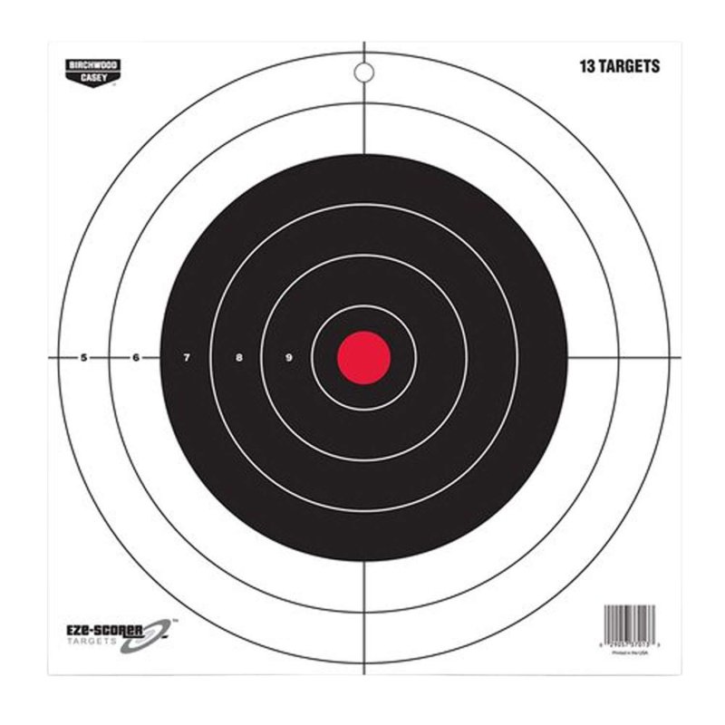 Birchwood Casey B/C Target EZE-SCORER Paper 12" BULLS-Eye 13 Targets