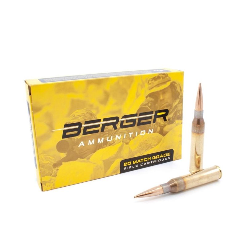 Berger 81110 338 Lapua Magnum 300gr Hybrid OTM Tactical Ammo 20 Rounds
