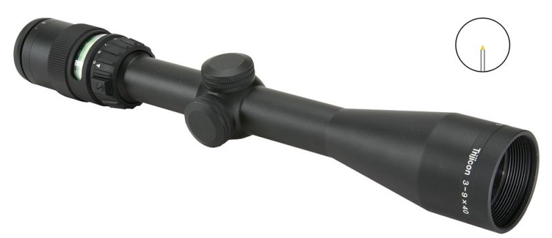 Trijicon AccuPoint 200008 3-9x40mm Illuminated Green Triangle Reticle