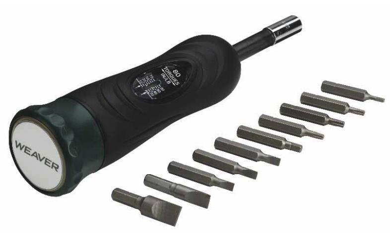 Weaver 849728 Gunsmith Torque Wrench Precise Screw Pressure