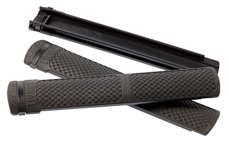 LWRC International Railskins Black Picatinny Rail Covers, Pack of 3