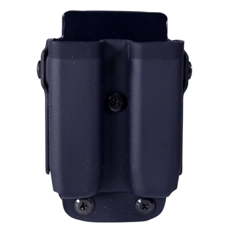 High Speed Gear 42P212BK Twin Mag Pouch, Size 2, Black, PLM Belt, Kydex