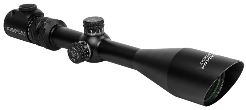 Konus 7166 Armada Rifle Scope 6-24x56mm 30mm Matte Black Dual Illuminated