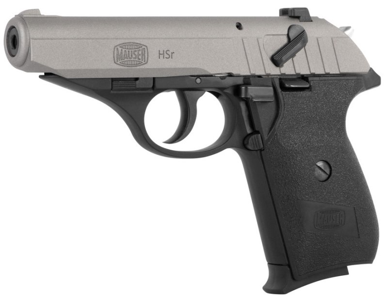 BLG 4320010 Mauser HSR .22LR Frozen Grey Black Grips 10-Rd Magazine
