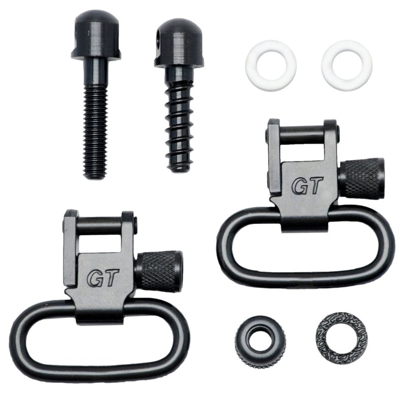 GrovTec Bolt Action Rifle Swivel Set 1" Black