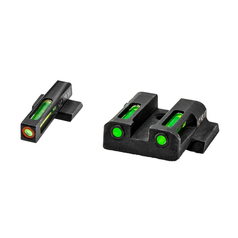 HiViz MPSN521 LiteWave H3 Sight Set for S&W Shield Green/Orange