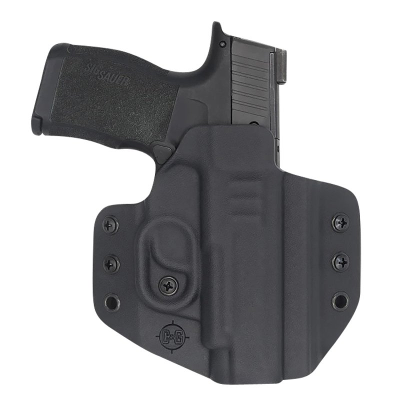 C&G Holsters 0250100 Covert OWB Black Kydex for Sig P365 XL Right Hand