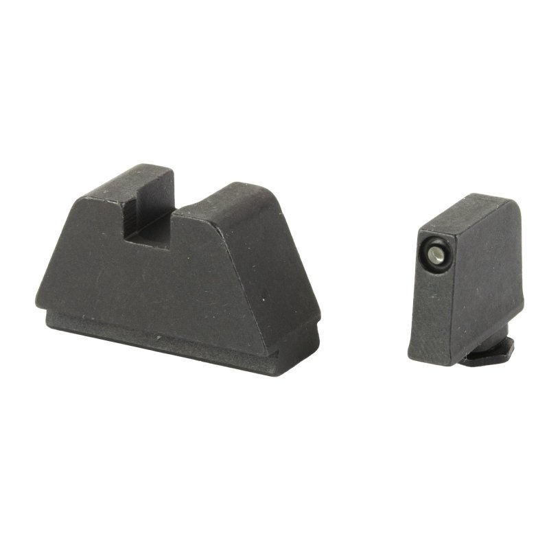 AmeriGlo GL811 Optic Sight Set Glock 3XL Tall Green Tritium Black Outline