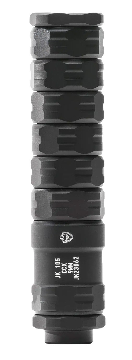 JK Armament JK105CCX9 9mm Concealed Carry Suppressor 1/2x28 Compact