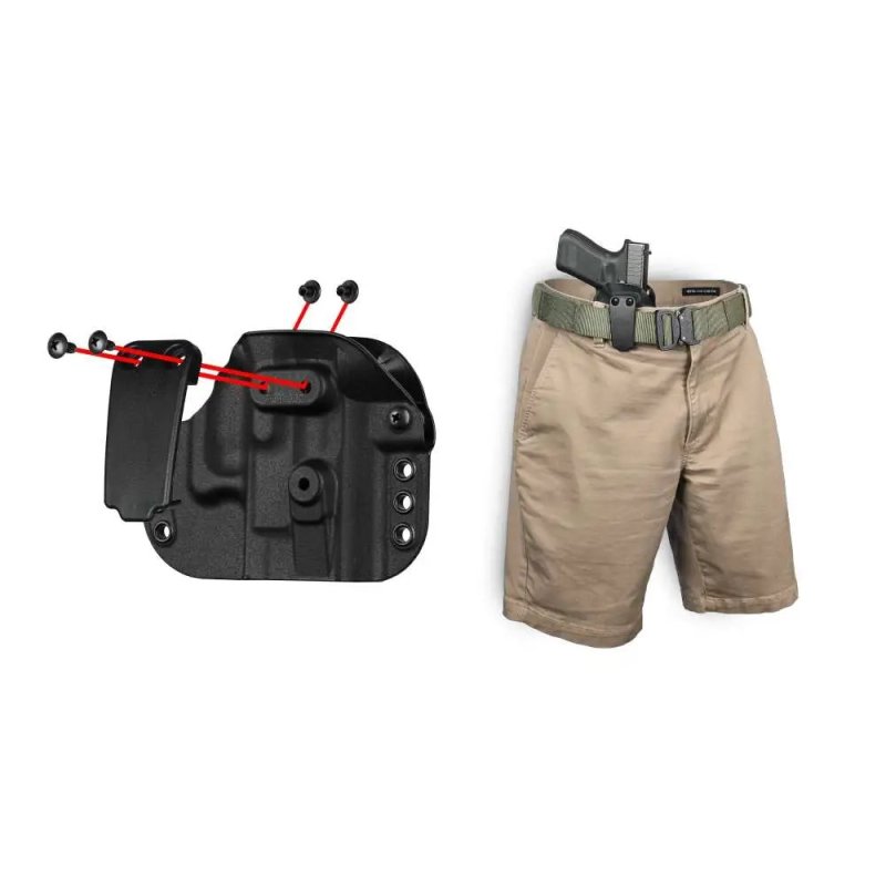 G-Code Tactical Paradigm PAR-001-BK Small IWB/OWB Holster Black