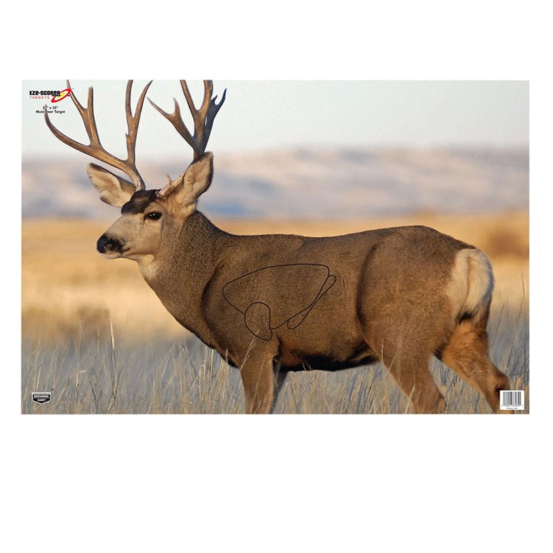 Birchwood Casey EZE-Scorer Mule Deer Paper Target 23 x 35