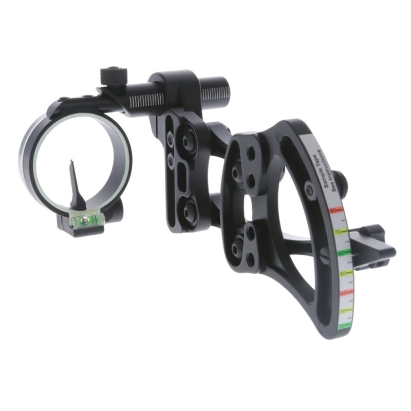 TruGlo TG-TG701 Pendulum Sight Black 1-Pin .019 RH/LH 35 Yards