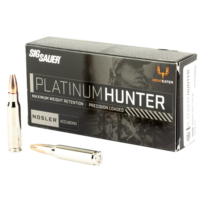 Sig Sauer Platinum Hunter 308 Win 165Gr Nosler Accubond 20Rd
