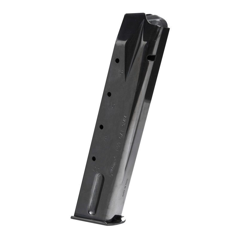 Walther P99 9mm 20-Round Magazine, Black Steel, High-Quality Construction, Reliable Performance, Model 2796546