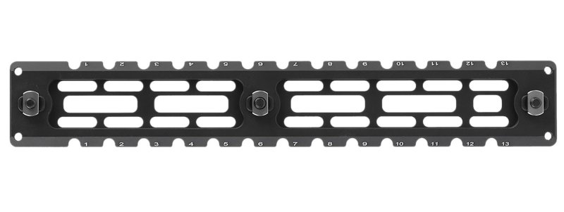 UTG TLUMA03 M-LOK Arca Rail 6 Slot 7075-T6 Aluminum 9.4 In Black