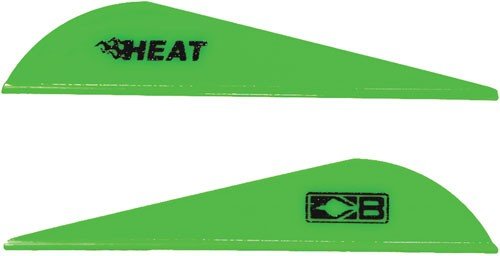 Bohning Heat Vanes Neon Green 36 pk. (Model: 101036NG)
