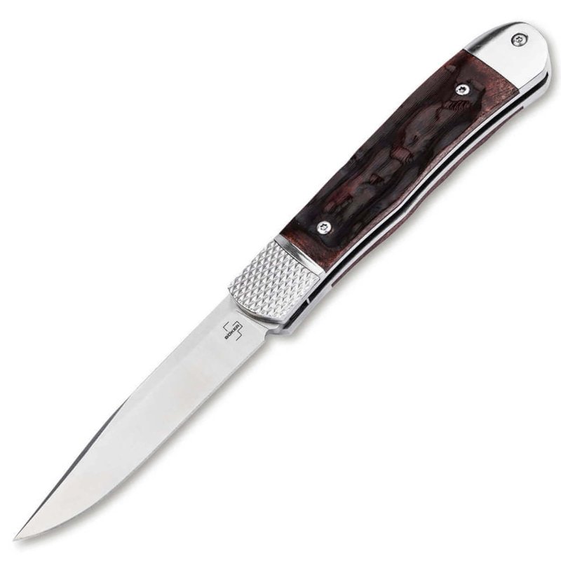 Boker Trapper 01BP0029 Clip Brown Bone Knife