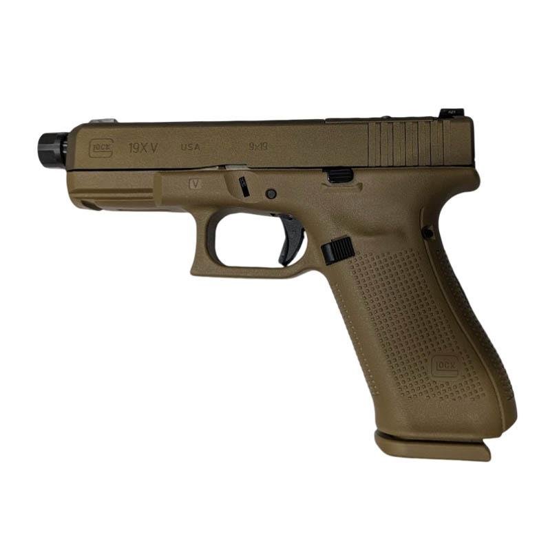 Glock 19X V-Series 9mm 4.5 In 17-Rounds 3 Mags FDE RMR Cut