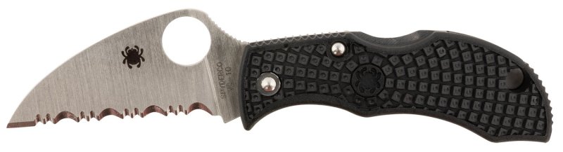 Spyderco MBKWSBK Manbug Wharncliffe Black Lightweight 1.91 In