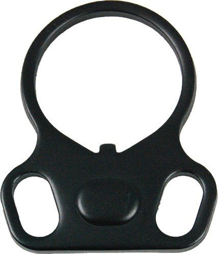 Guntec USA Ar15 Single Point Sling Adapter Ambi Black DOUBLE-EGG