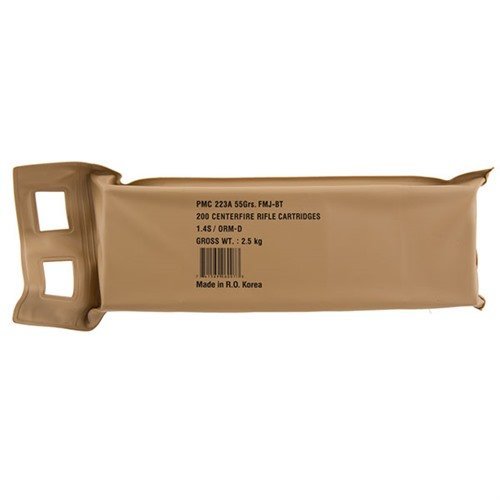 PMC 223A 223 Remington 55gr FMJ BT 200 Rounds Battle Pack