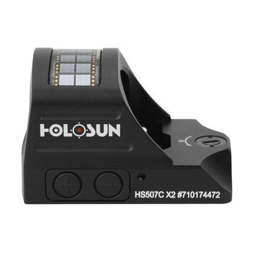 Holosun HS507C-X2 0.63x0.91in Window Red Dot Solar Multi-Reticle