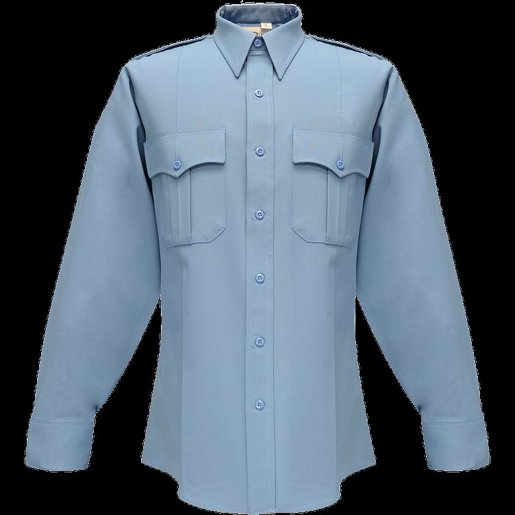 Flying Cross Deluxe Tropical Long Sleeve Shirt Pleated Pockets (UPC 995089)