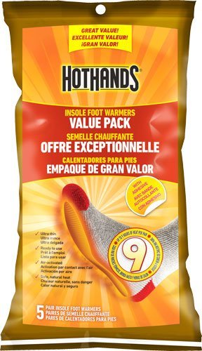 HotHands HFINS5PRUPDQE Insole Foot Warmer 9 Hour 5 Pairs