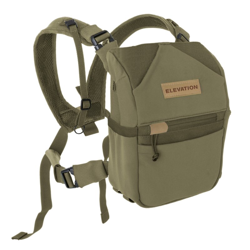 Elevation Encompass Binocular Harness Ambush Green Magnetic Closure