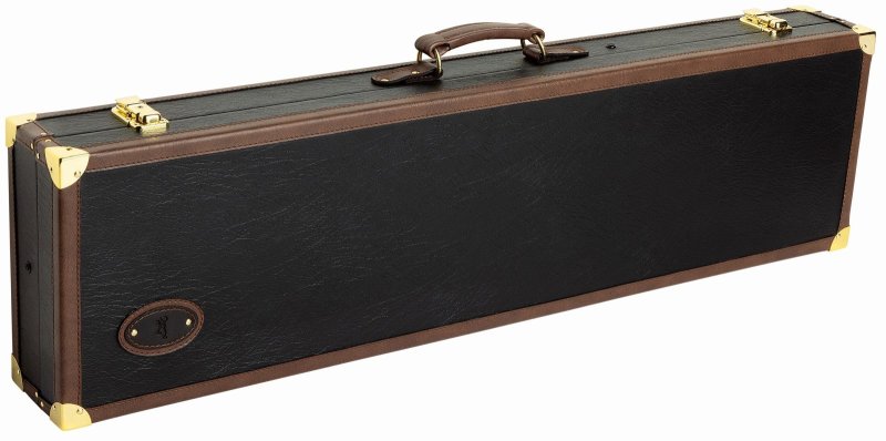 Browning 1428119410 Luggage Case Single Barrel Trap 34" Black/Tan