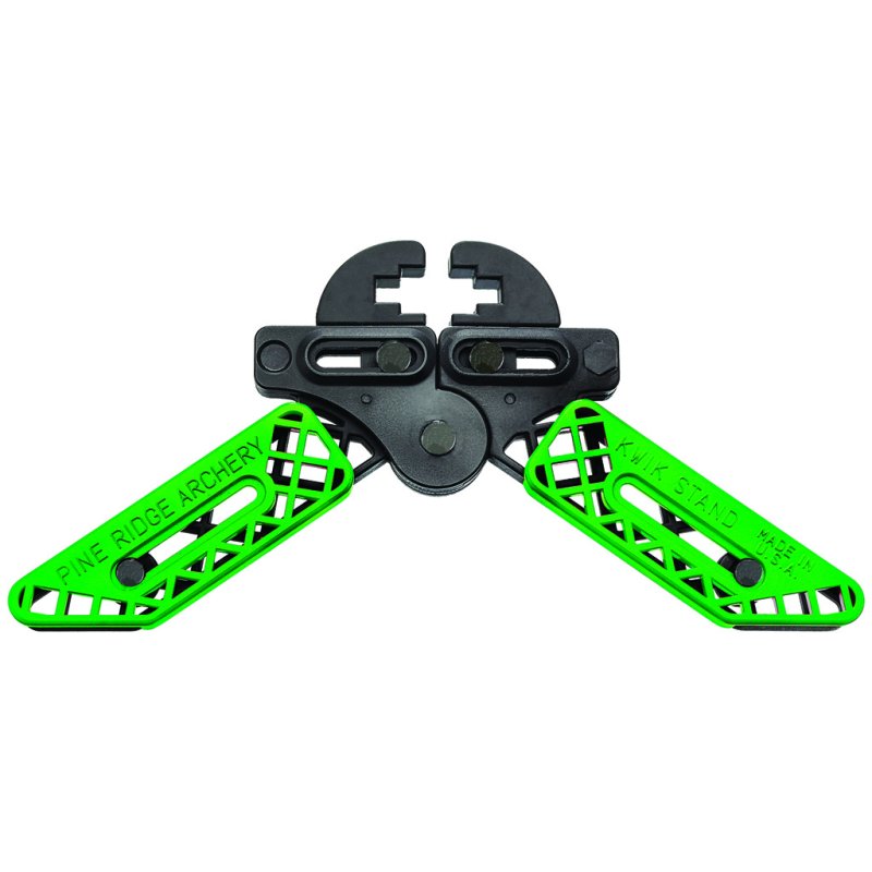 Pine Ridge Kwik Stand Bow Support Lime Green/Black Adjustable Jaws