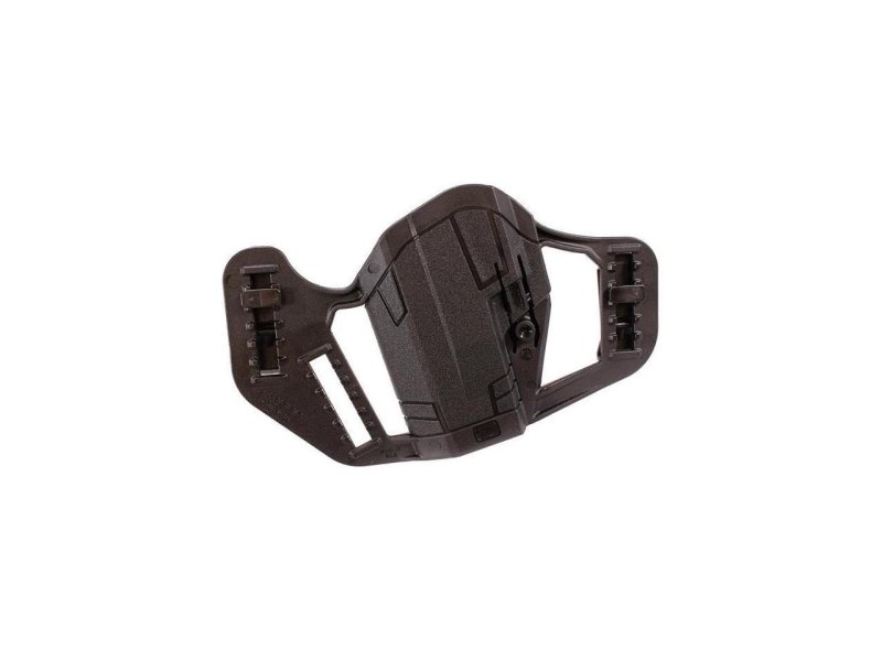 Uncle Mike's Apparition Holster - Ambidextrous, Black Polymer, IWB/OWB, Belt Clip, Glock 19/23/26/27/32/33