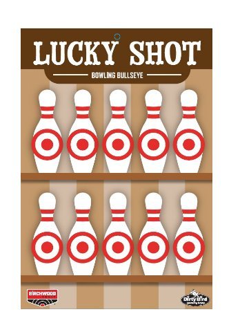 Birchwood Casey Dirty Bird Lucky Shot 12x18 Bowling Pins 6/ct