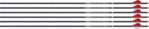 Easton 930154 4mm FMJ Arrows 300 2" Blazer Vanes 6-Pack