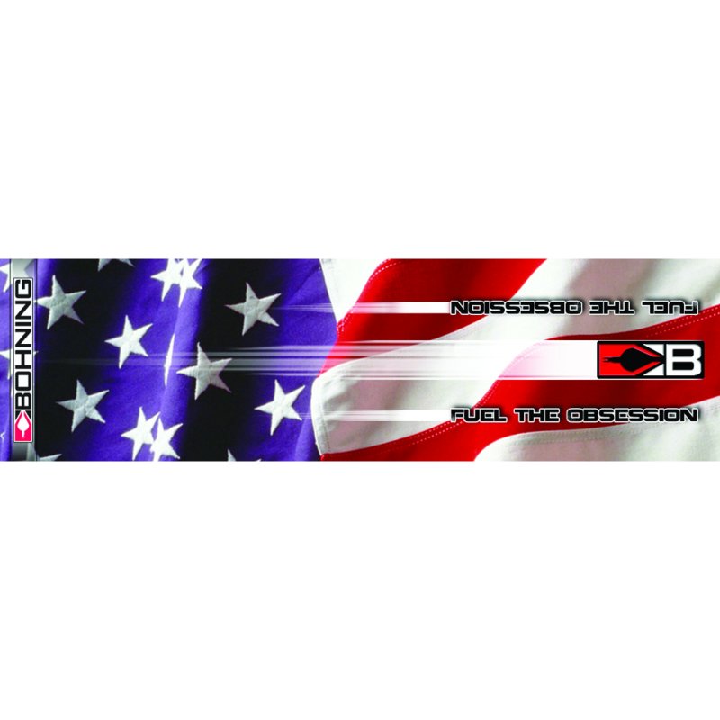 Bohning HD Arrow Wraps Stars and Stripes 4 in. 13 pk. (Model: 501001US)