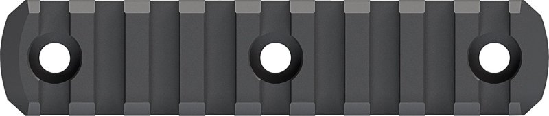 Magpul Industries MAG592-BLK M-LOK Polymer Rail 9 Slots Black