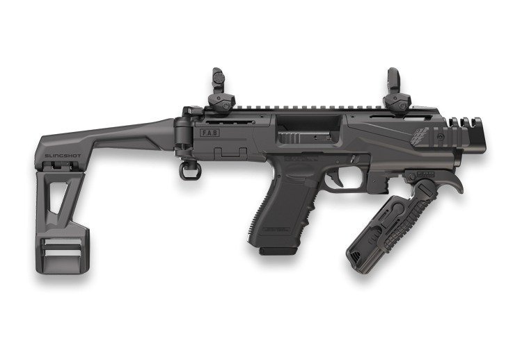 FAB FXKSCOUTSLAB Adv Con Kit w/Brace GLK17/19 Black