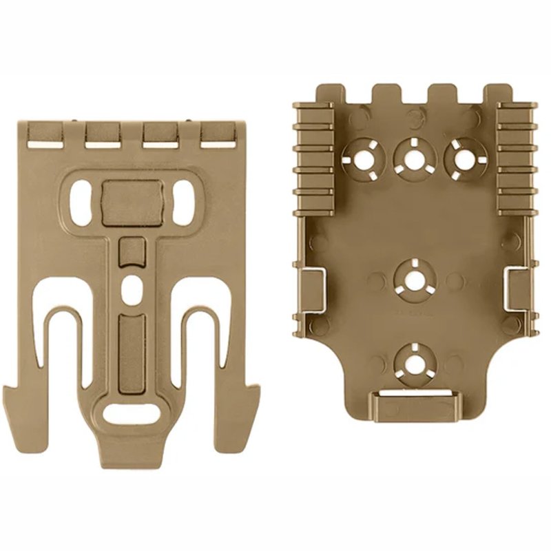 Safariland Quick2 Locking System Kit Fork & Receiver Flat Dark Earth
