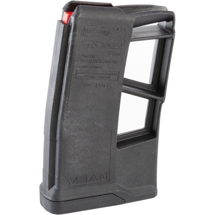 MEAN ARMS Exomag 9 mm Luger 15 Round Ejectorless Black Magazine
